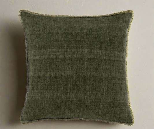 Lina Linen in Olive Grove