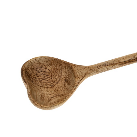 Wooden heart spoon