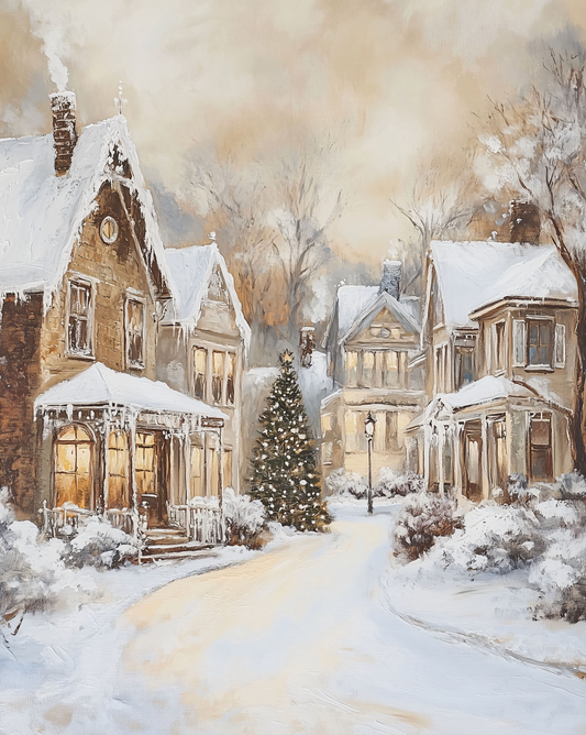 Winter Lane Print 8x10