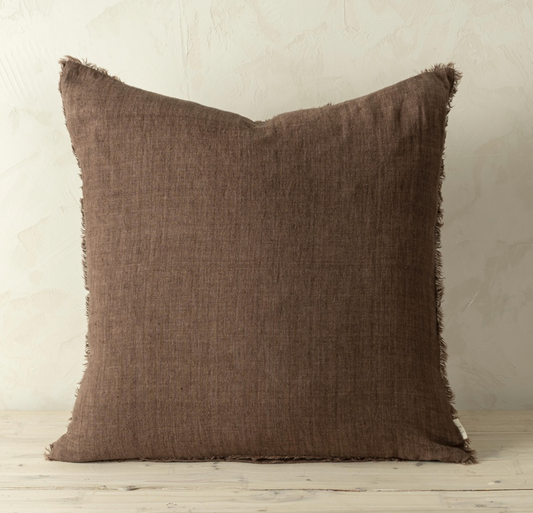 Line Linen-Mocha (24x24)