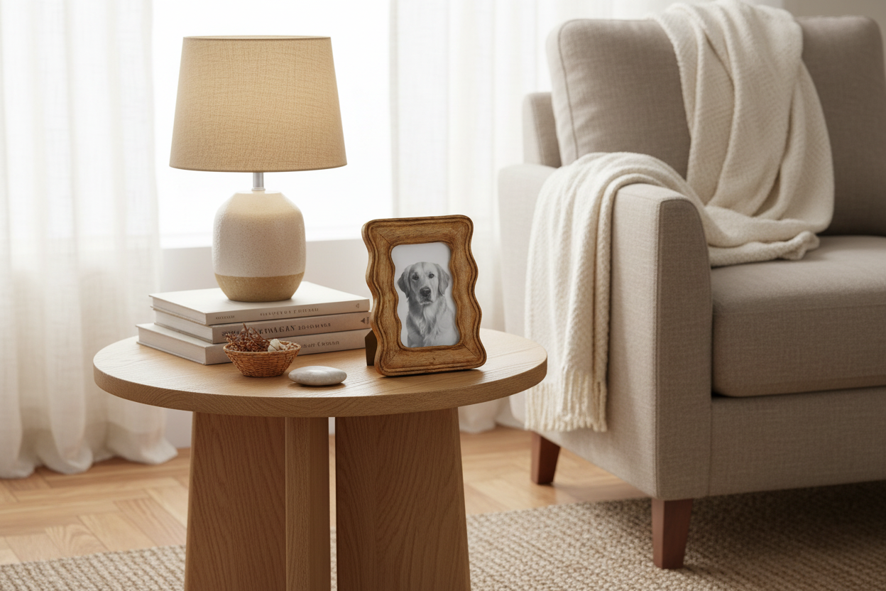 Wavy Mango Wood Frame