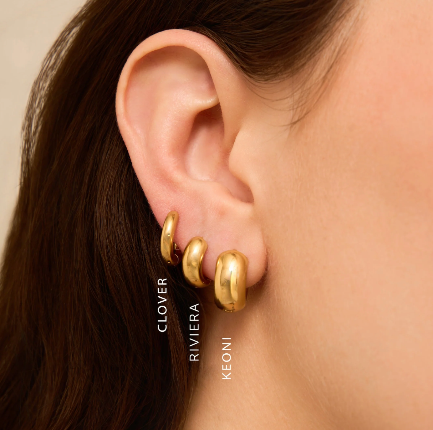 SB Riviera Earrings Gold