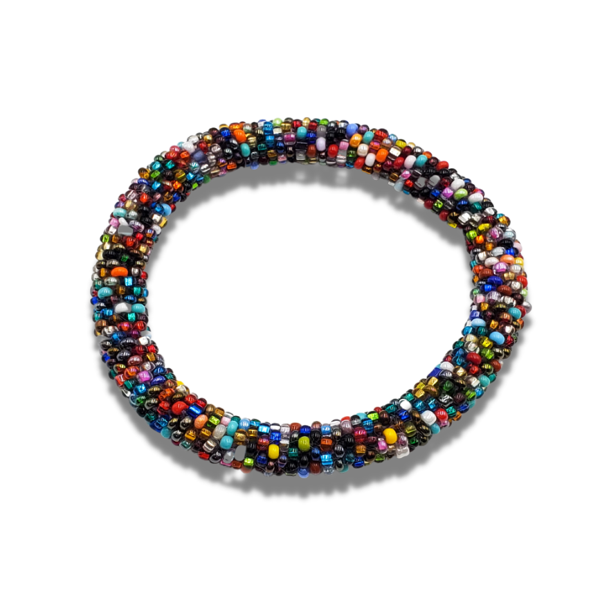 Beaded Bangle Bracelet