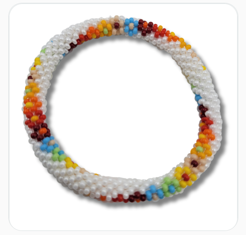 Beaded Bangle Bracelet