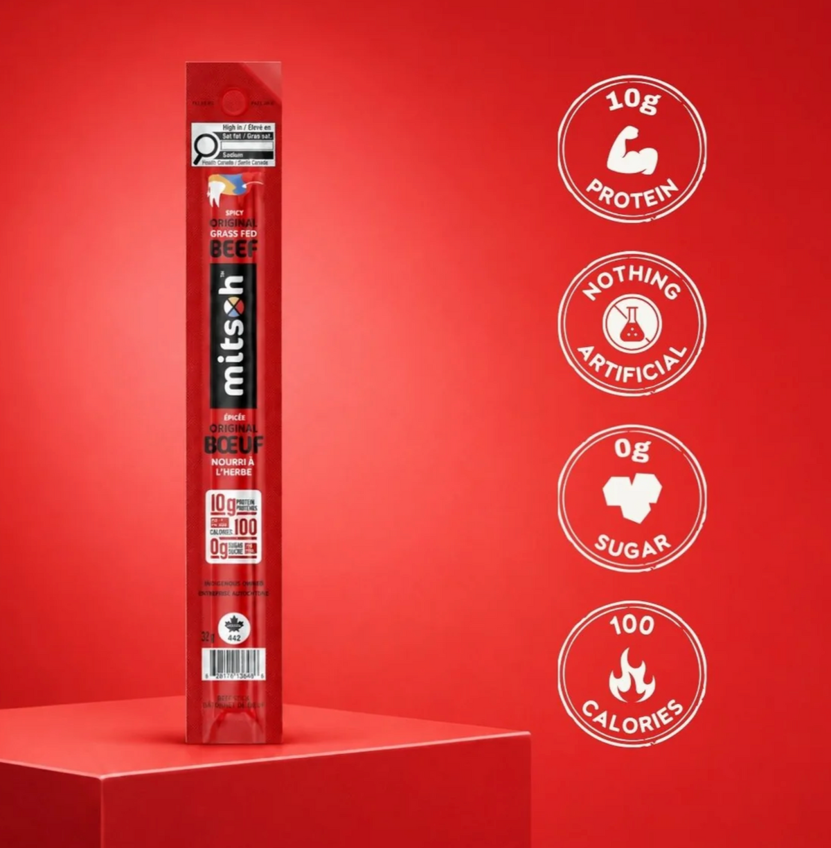 Mitsoh Grass-Fed Beef Sticks