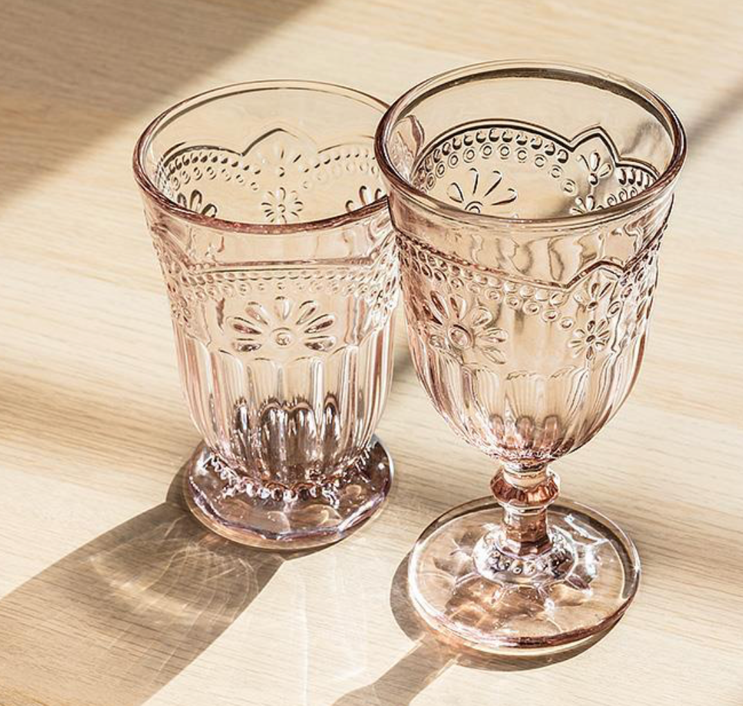 Exclusive Desiree Floral Wine Glass (Set of 4)