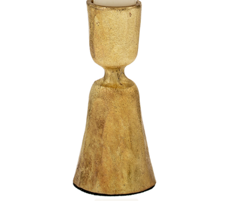 Zora Forged Candlesticks Holder Gold