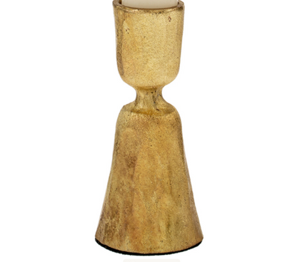 Zora Forged Candlesticks Holder Gold