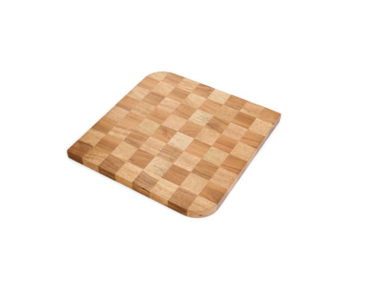 Checkered serving board