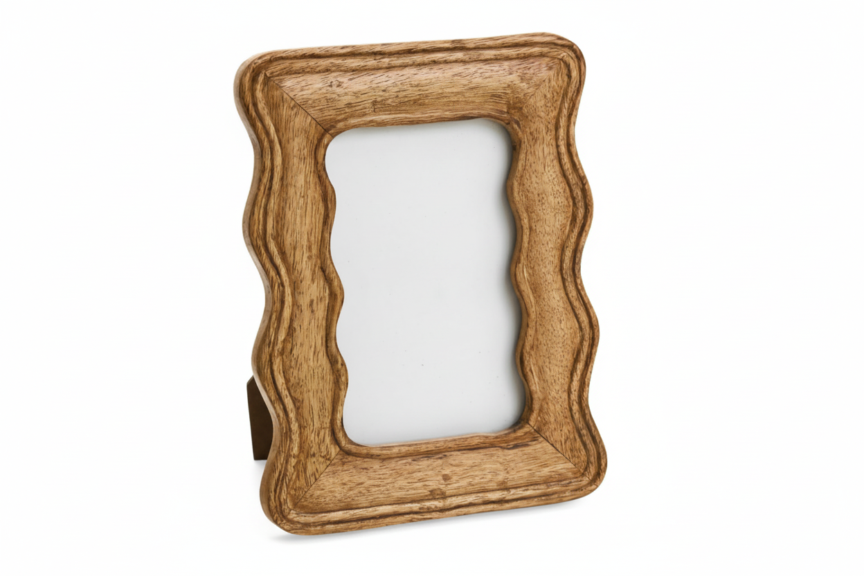 Wavy Mango Wood Frame