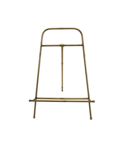 Metal Easel Gold Finish