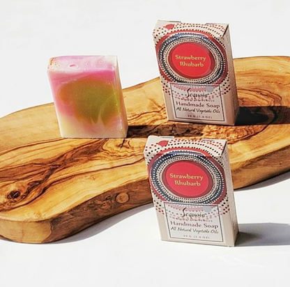 Sequoia Strawberry Rhubarb Mini Soap