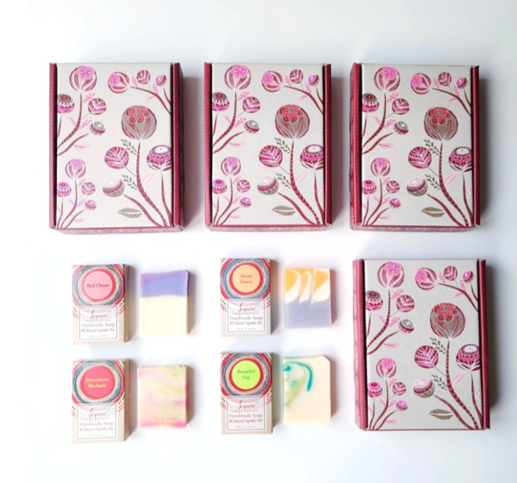 Sequoia Sweet Blends 4 Mini Soap Gift Set