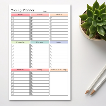 Daily and Weekly To-Do List