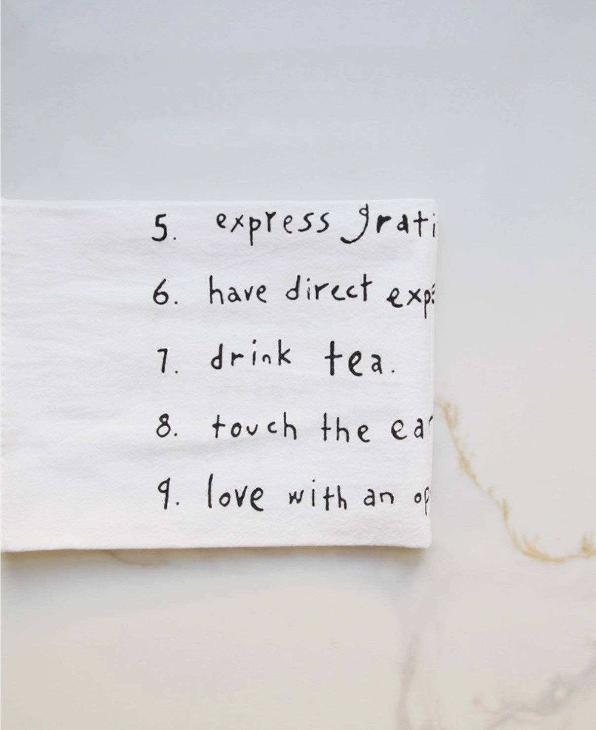 To Do List Napkin/Tea Towel