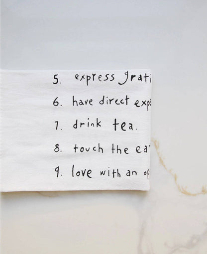 To Do List Napkin/Tea Towel