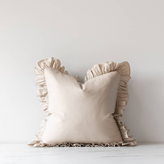 RAYA Ruffle Pillow: 20" x 20"