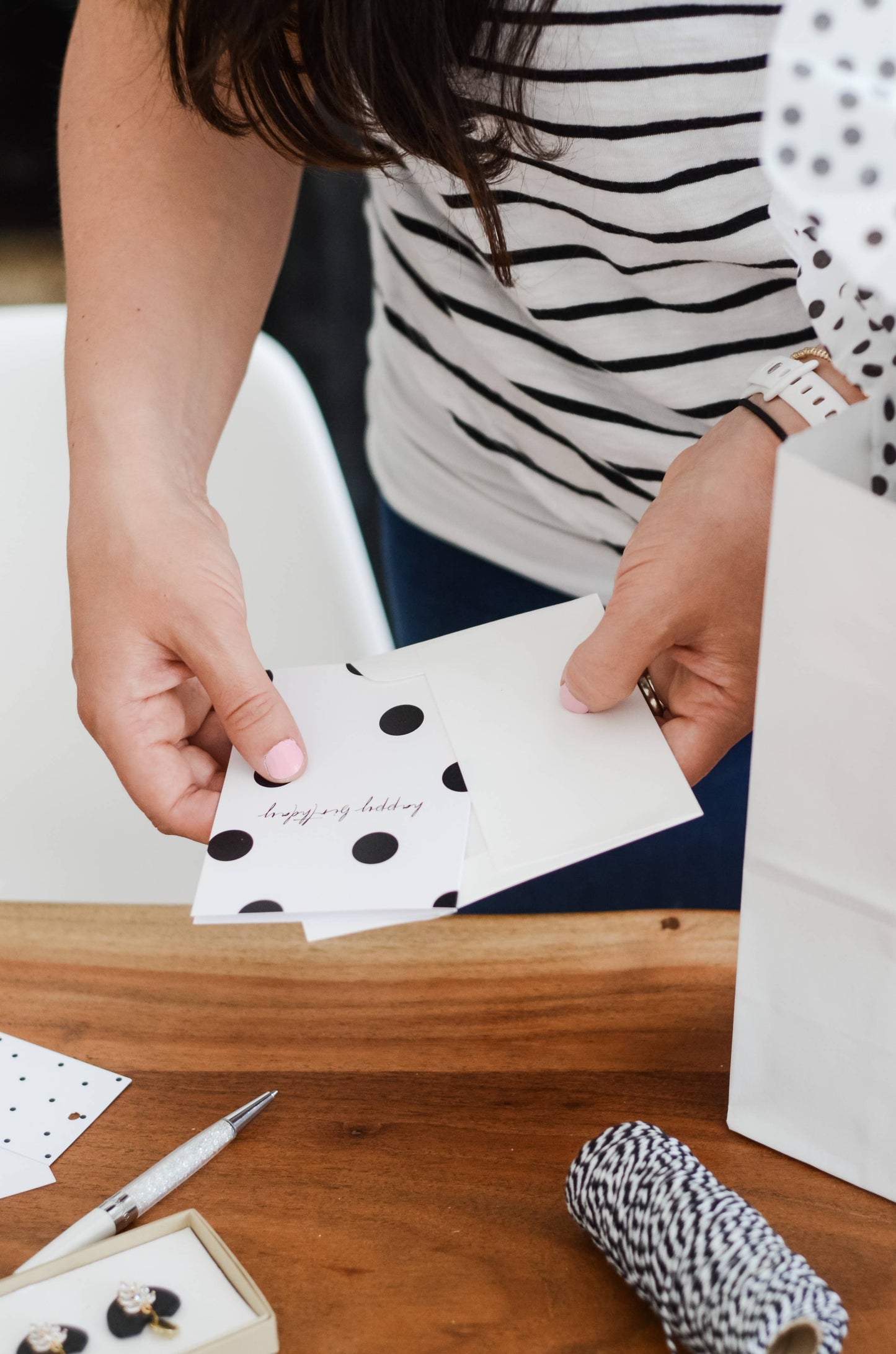Large Dot Birthday Card