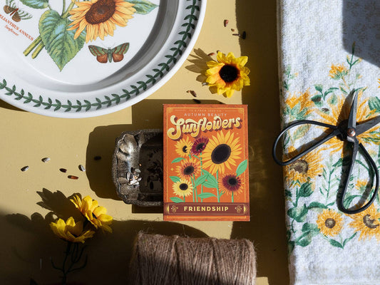 Sunflowers (Friendship) - Floriography Seed Packet