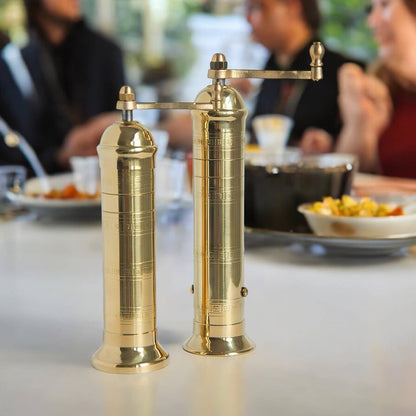 The Original 'Brass Mill' 9" Pepper Grinder