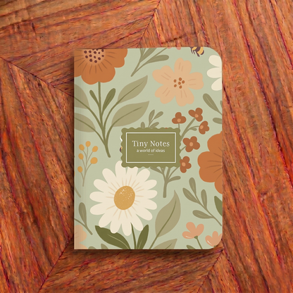 Green Wildflowers  | Pocket Notebook