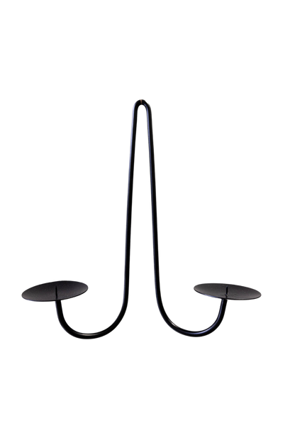 Black Iron Dual Wall Sconce