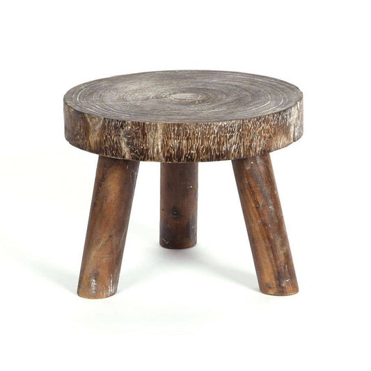 Mini Round Wood Stool