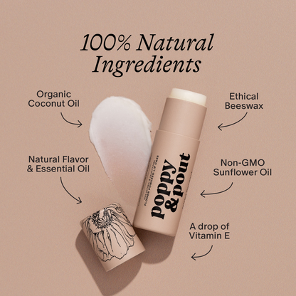 Poppy & Pout- Island Coconut lip Balm