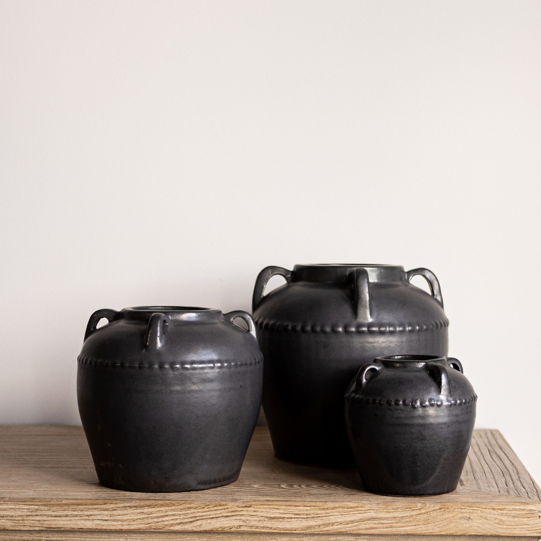 Dumont Glazed Vase With Handles