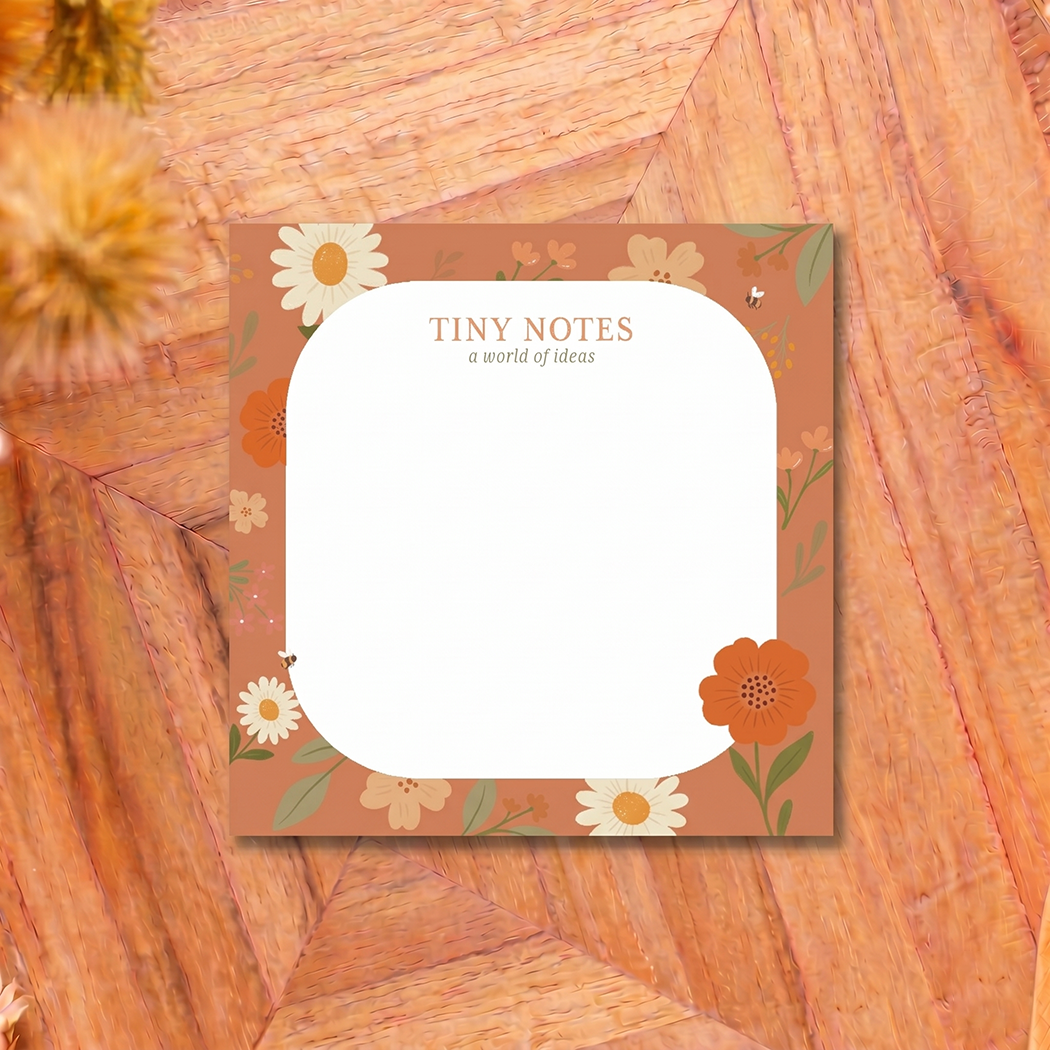 Notepad | Terracota Flower Mini Note