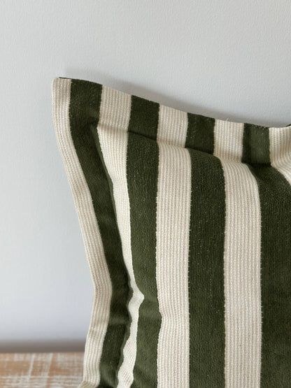 Orla Olive Green Stripe