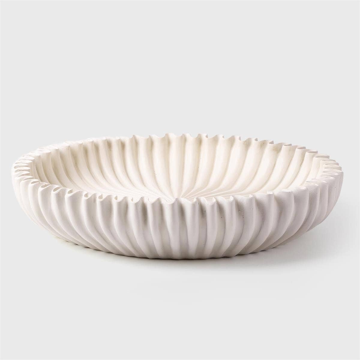 Scalloped Shallow Bowl