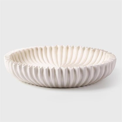 Scalloped Shallow Bowl