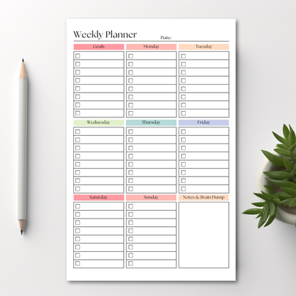 Daily and Weekly To-Do List
