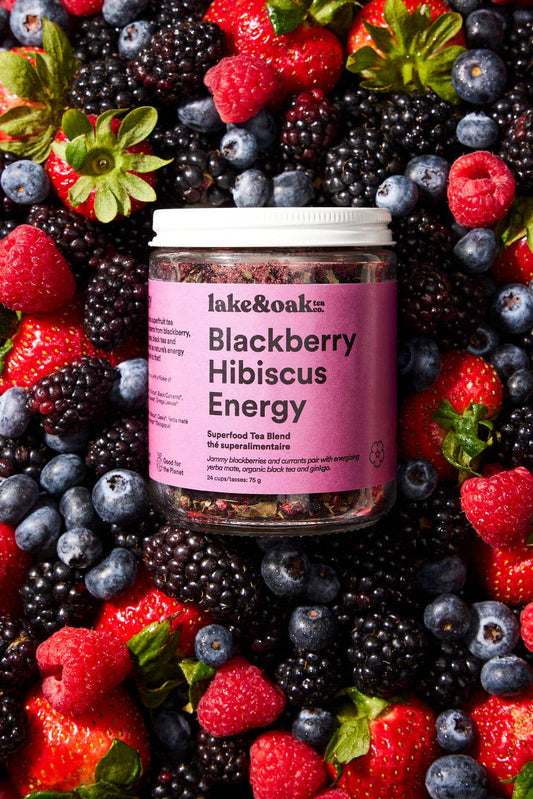 Blackberry Hibiscus Energy - Superfood Tea Blend