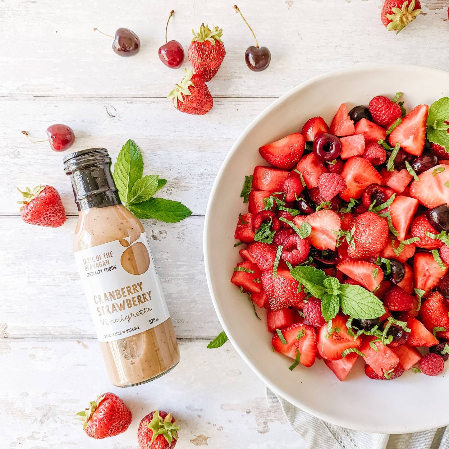 Cranberry Strawberry Vinaigrette -Salad Dressing