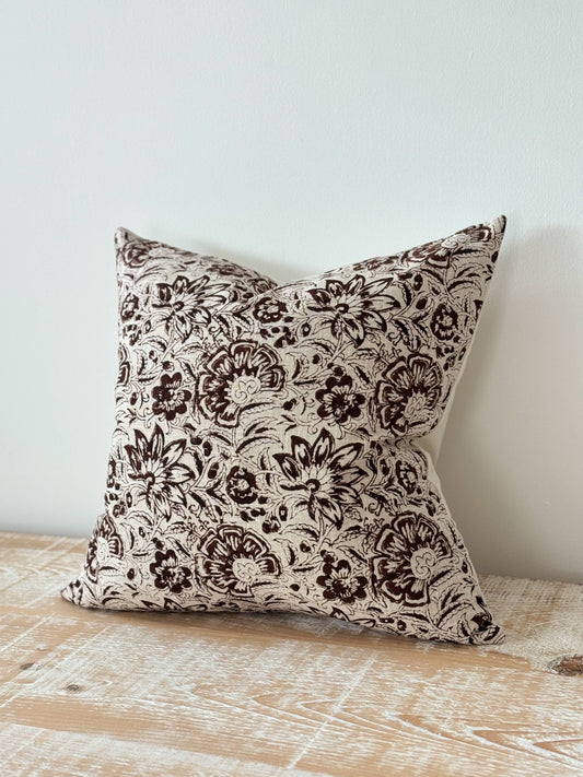 Ivy Dark Brown Print