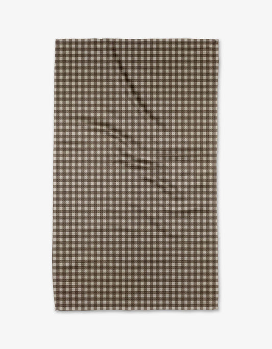 Cinnamon Check- Tea Towel