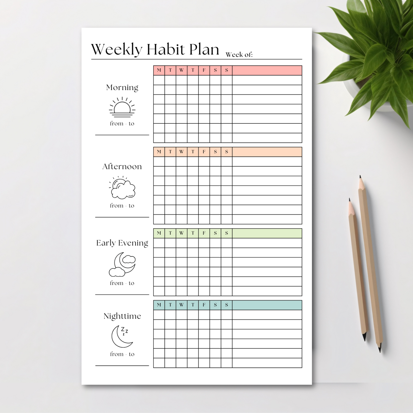 Weekly Habit Tracker