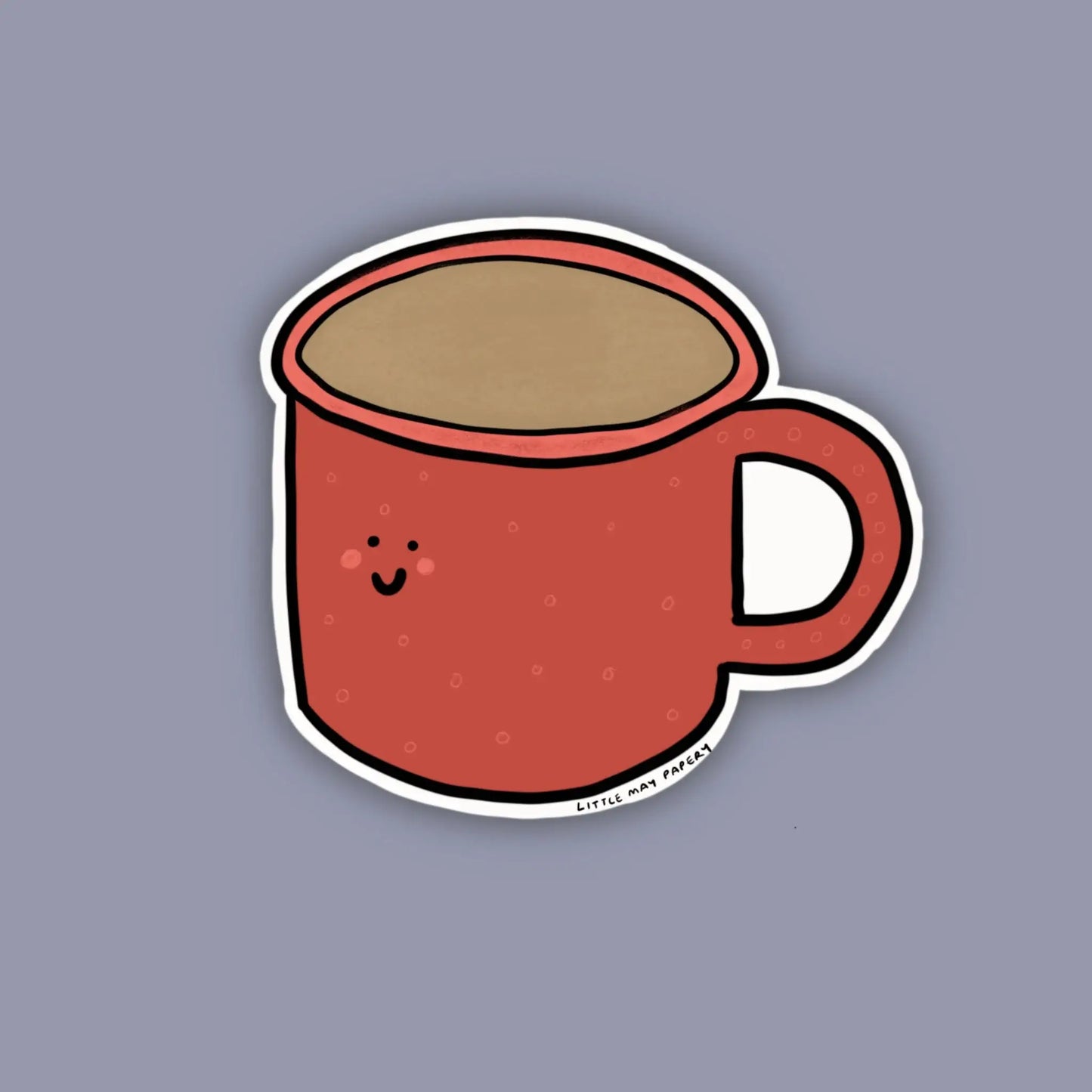 Mug of coffee sticker