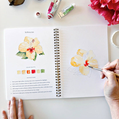Tropical watercolour workbook