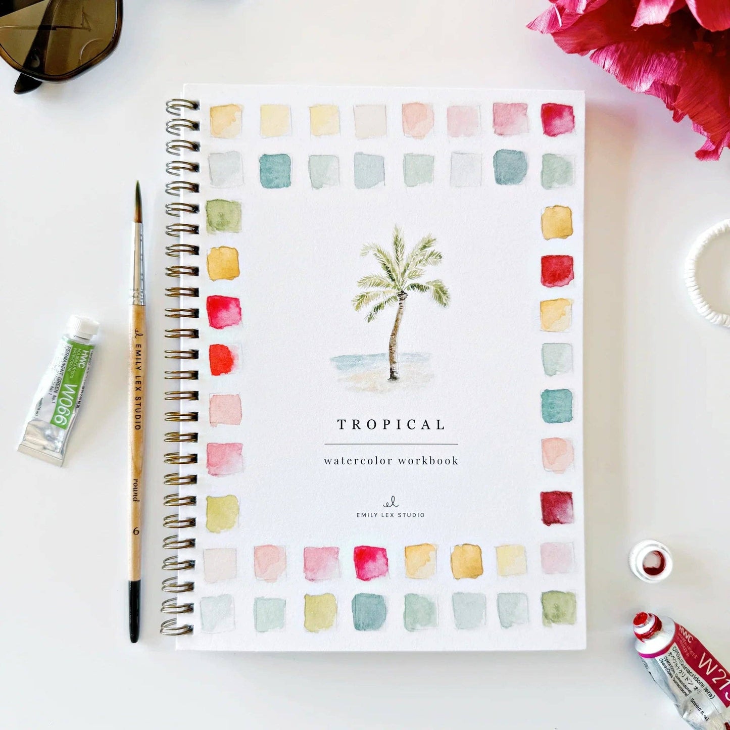 Tropical watercolour workbook