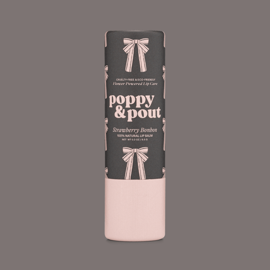 Poppy & Pout -Lip Balm Strawberry Bonbon